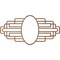 Ekena Millwork Elizabeth Wood Fretwork Pierced Ceiling Medallion, Walnut, 40"W x 20"H x 11"IW x 19"IH x 3/8"T CMWP40X20X0375EBWA - alternate 4